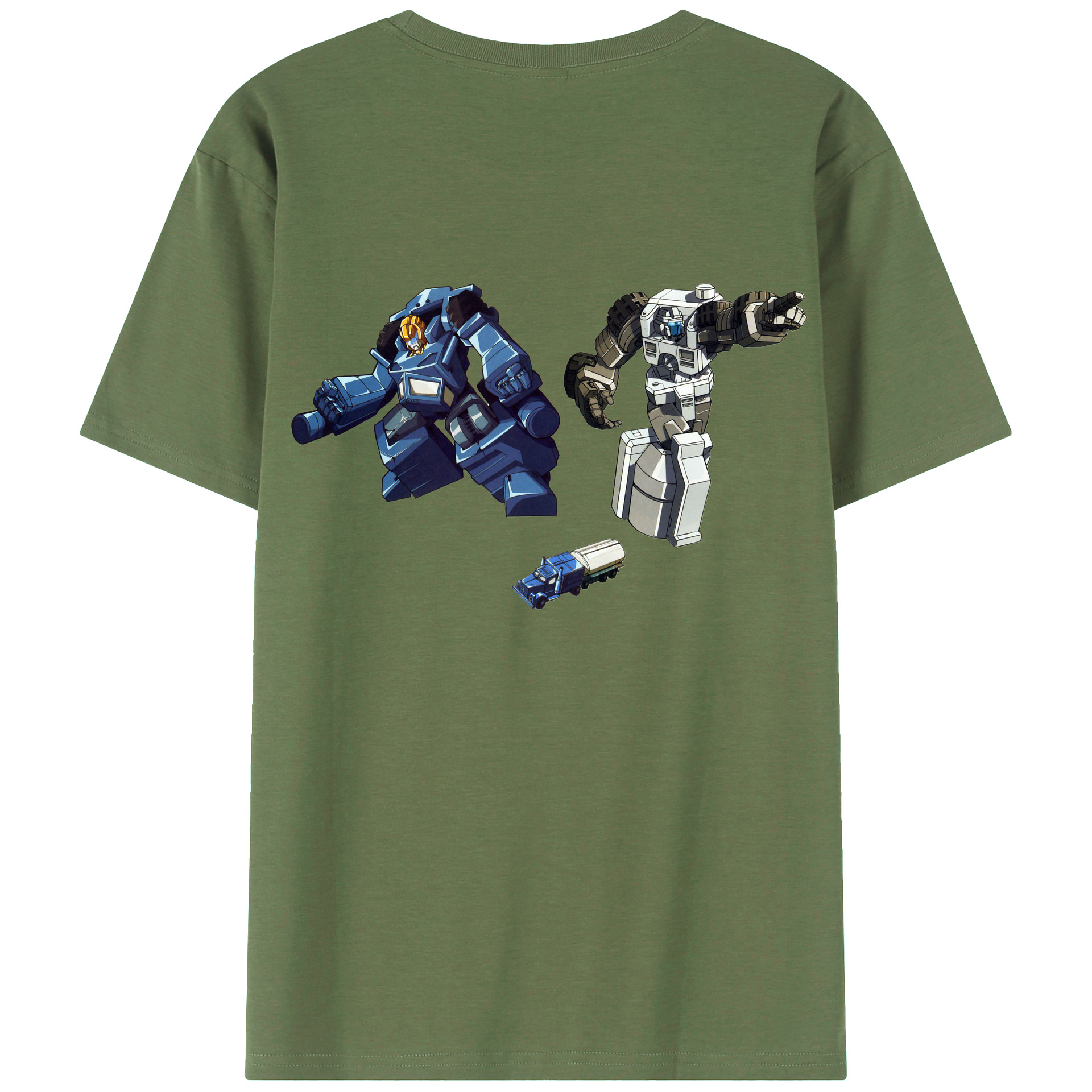 （画像用）  綿100％ メンズ半袖Tシャツ（バックプリント） 通気性